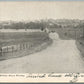 DOYLESTOWN PA WILLOW GROVE TROLLEY 1906 ANTIQUE POSTCARD