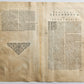 1640 MAP of BEAUVAIS REGION FRANCE by WILLEM BLAEU antique AUTHENTIC handcolored