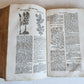 1744 THEATRUM BOTANICUM ILLUSTRATED GERMAN HERBAL antique PIGSKIN BOUND FOLIO