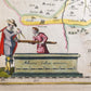 1640 MAP of Bourbonnais FRANCE by WILLEM BLAEU antique AUTHENTIC hand colored