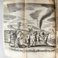 1674 WORLD'S RELIGIOUS SERVICES FULLY ILLUSTRATED antique VELLUM BINDING