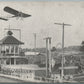 BROCKTON FAIR MA ANTIQUE POSTCARD w/ AEROPLANE