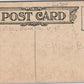ELLISON BAY WI CAMP ZION FIRE SCENE ANTIQUE POSTCARD