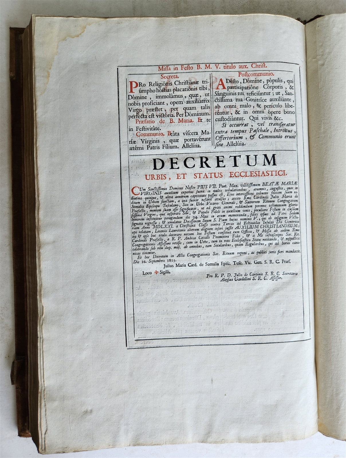 1781 PLANTIN Epistolae et Euangelia MISSAL antique LARGE FOLIO