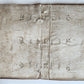 16th-17th CENTURY LARGE FOLIO BINDING antique LEATHER 12.5 by 18 inches