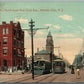 ATLANTIC CITY NJ ATLANTIC AVE. ANTIQUE POSTCARD