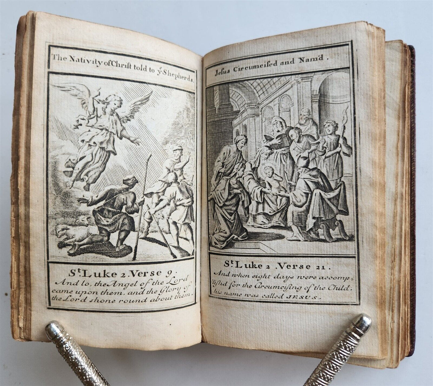 1770 BOOK of COMMON PRAYER & PSALTER in ENGLISH antique ORIGINAL BINDING