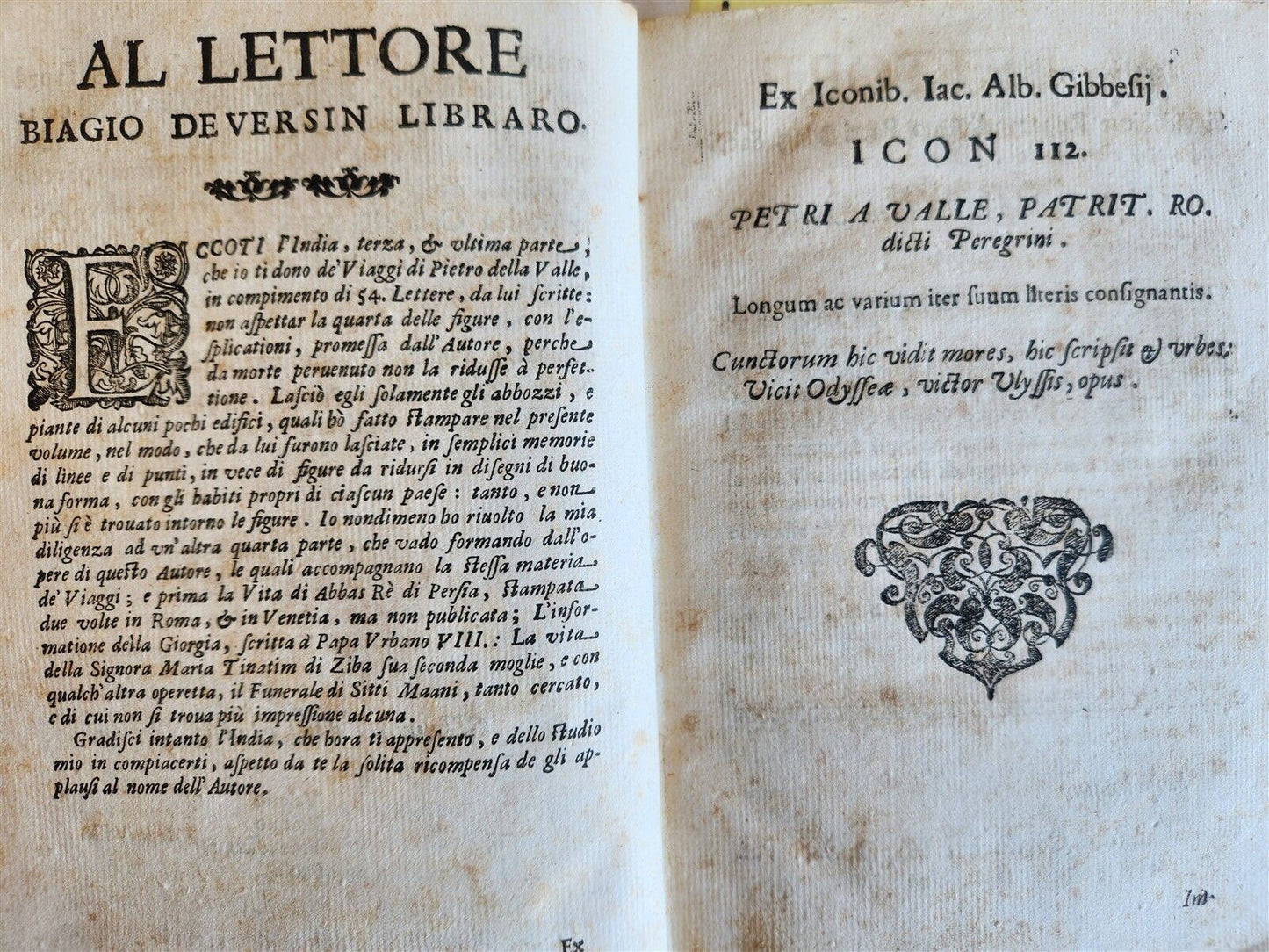 1663 De'Viaggi di Pietro Della Valle il Pellegrino ANTIQUE in ITALIAN SCARCE v.3