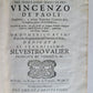 1700 VITA DEL VENERANDO SERVO DI DIO VINCENZO DE PAOLI antique VELLUM BINDING