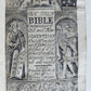 1655 BIBLE in ENGLISH antique LONDON John Field RED MOROCCO BINDING