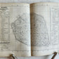 1857 ITALIAN TRAVELLER'S BOOK by Dr.FORSTER in GERMAN antique ILLUSTRATED w/MAPS