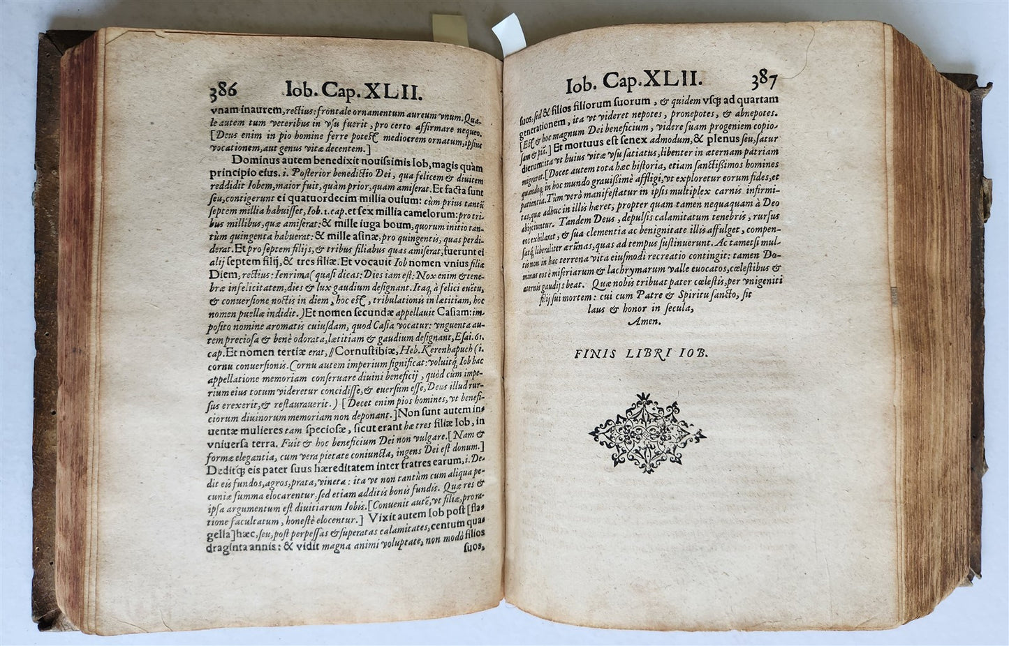 1578 BIBLE in LATIN OLD TESTAMENT ANTIQUE 16th CENTURY PIGSKIN BOUND L. OSIANDER