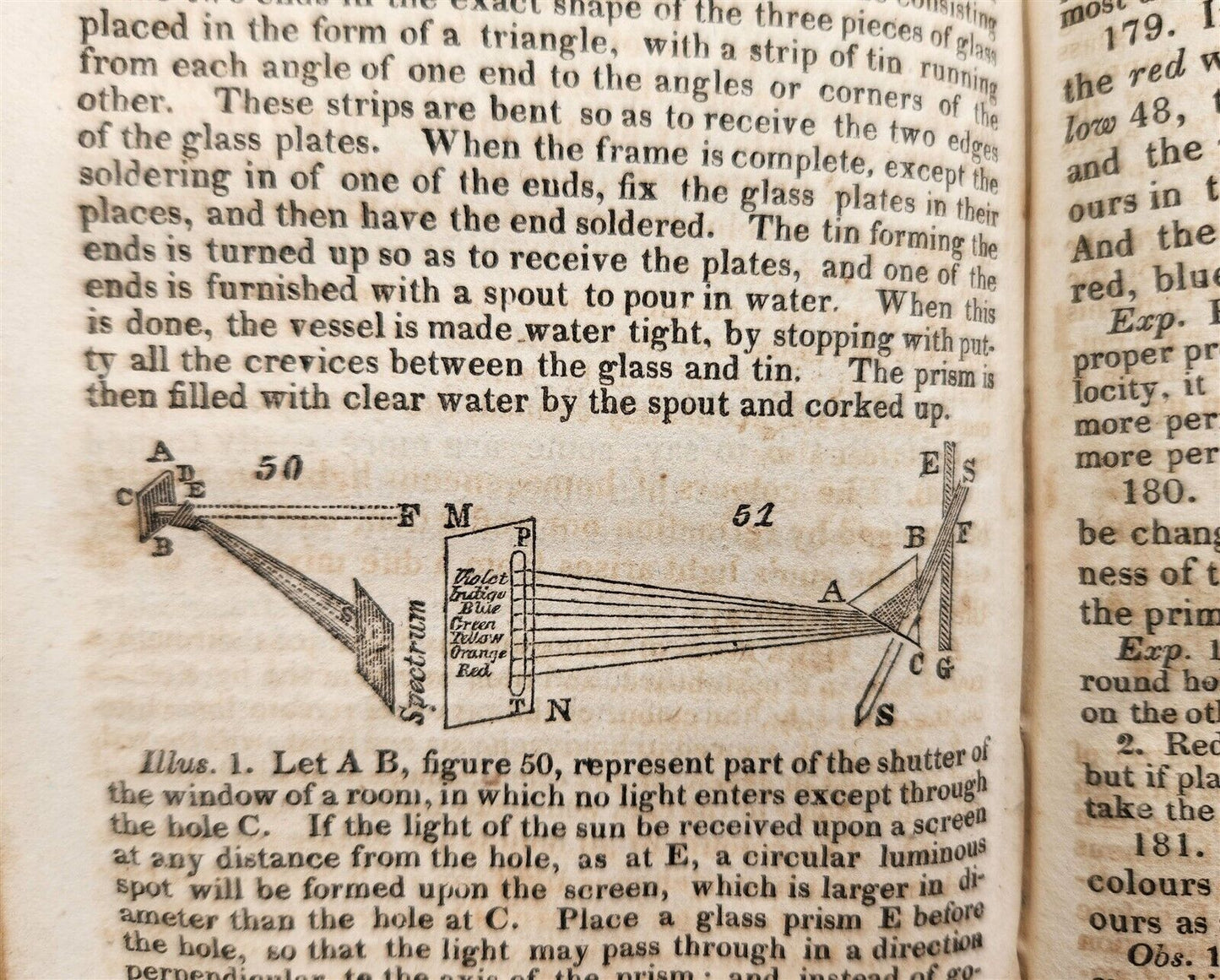 1824 GRAMMAR of NATURAL & EXPERIMENTAL PHILOSOPHY by D.BLAIR antique AMERICANA