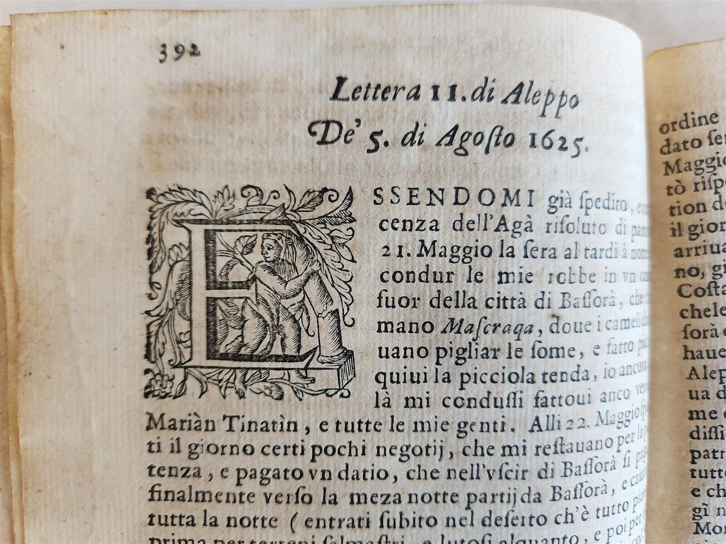 1663 De'Viaggi di Pietro Della Valle il Pellegrino ANTIQUE in ITALIAN SCARCE v.3