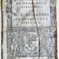 1576 CICERO Rhetoricorum ad Herennium antique 16th CENTURY vellum binding