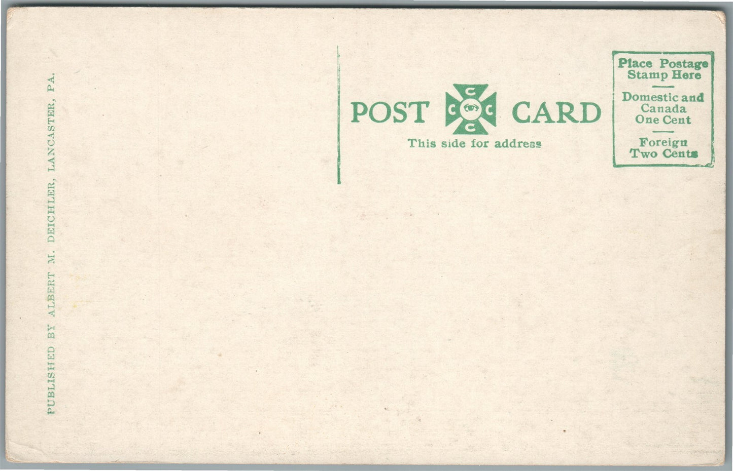 MIDDLETOWN PA SWATARA CREEK ANTIQUE POSTCARD