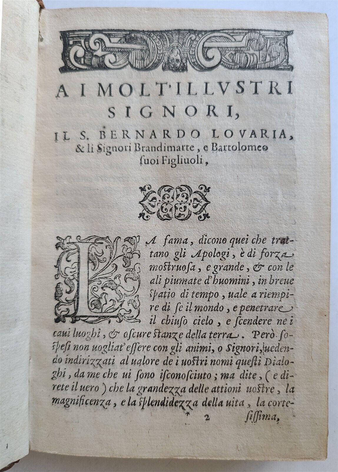 1593 Nicolo Franco da Benevento DIALOGHI PIACEVOLISSIMI antique 16th CENTURY