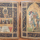 19th CENTURY RARE IMITATION of 15th CENT SIENESE BOOK COVERS Icilio Joni ANTIQUE