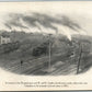 COLUMBUS OH RAILROAD YARDS ANTIQUE POSTCARD