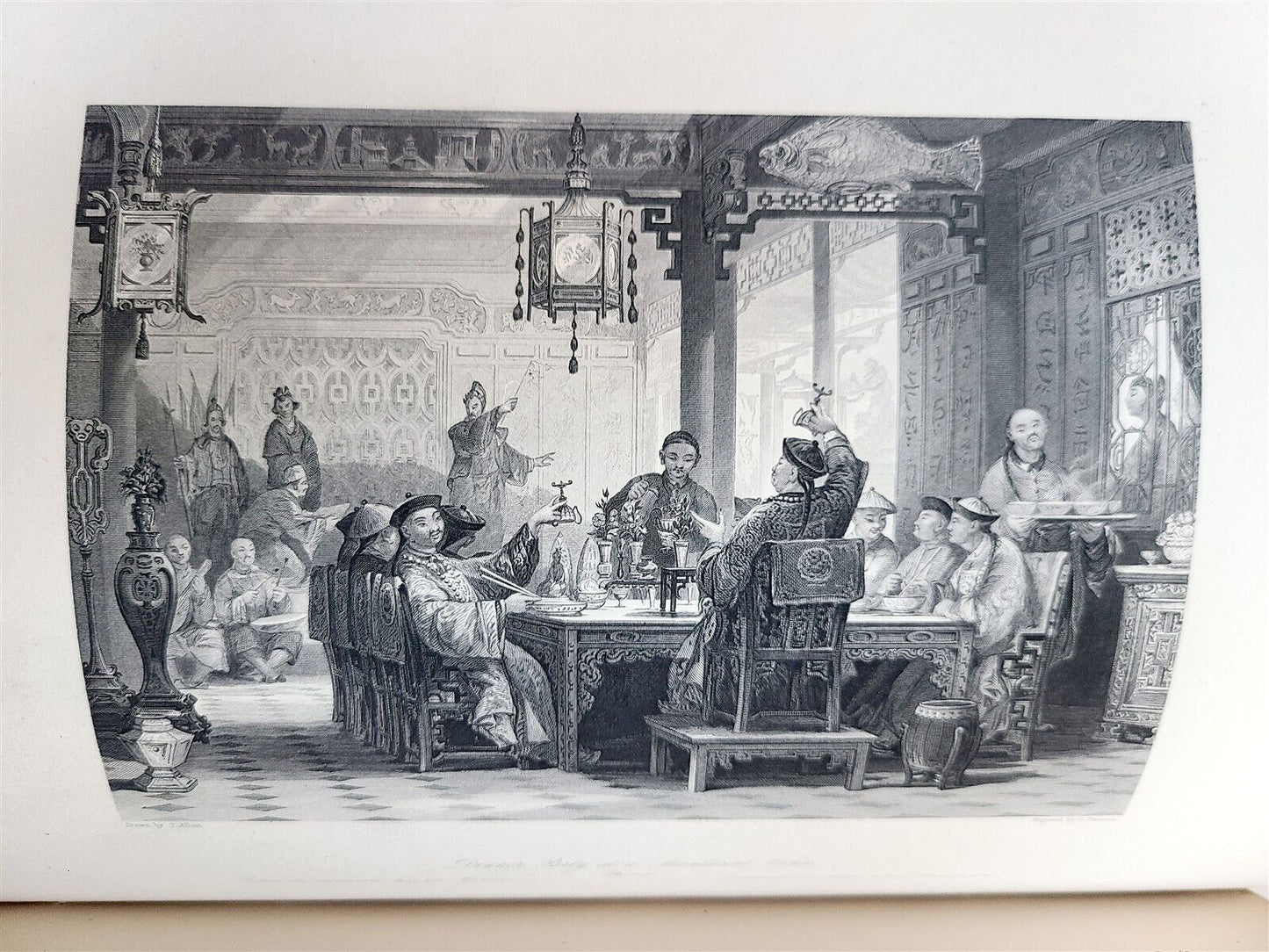 1858 CHINA CHINESE EMPIRE 2 VOLUMES antique ILLUSTRATED 145 ENGRAVINGS by ALLOM