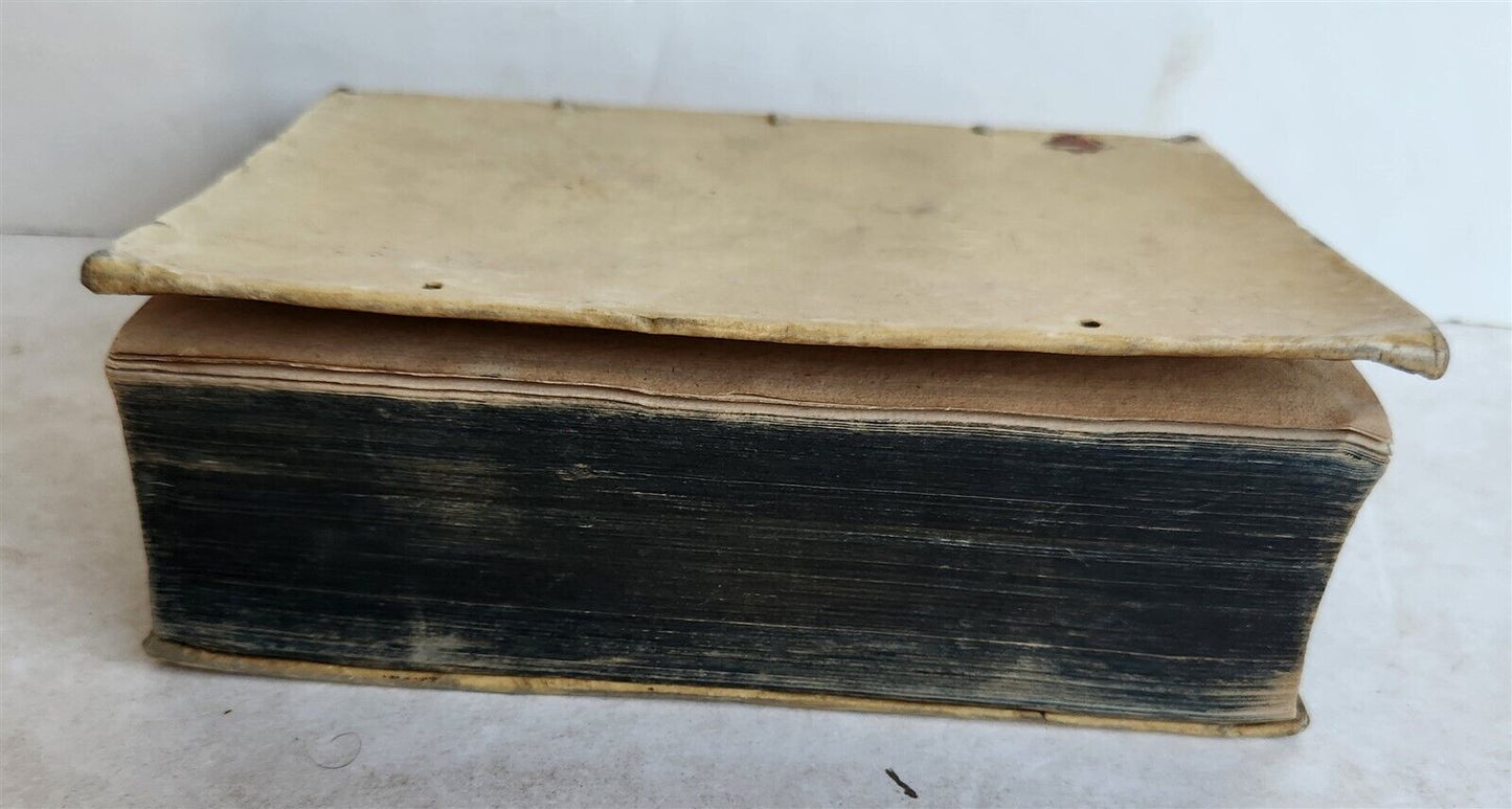 1574 ARISTOTLE ILLUSTRATED DE PHYSICO AUDITU COMMENTARY 16 cent. VELLUM antique