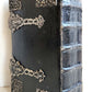 1754 GERMAN DEVOTIONAL BOOK antique BINDING w/ STUNNING SILVER FITTINGS