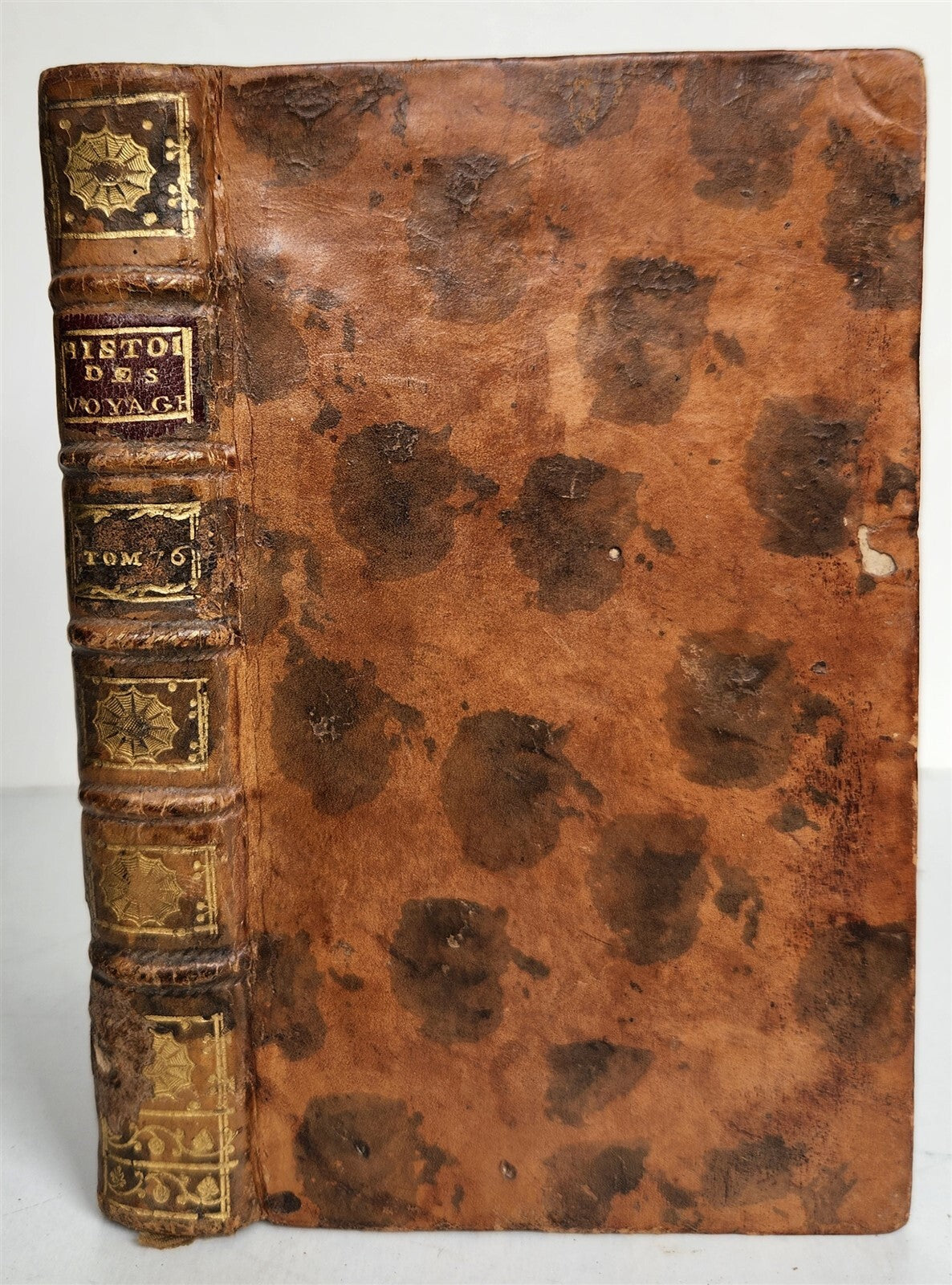 1770 HISTOIRE des VOYAGES VOL. 76 antique illustrated TRAVELS to SWEDEN