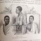 1885 TRAVELS in ETHIOPIA AFRICA in ITALIAN 6 FOLIO VOLUMES antique ILLUSTRATED