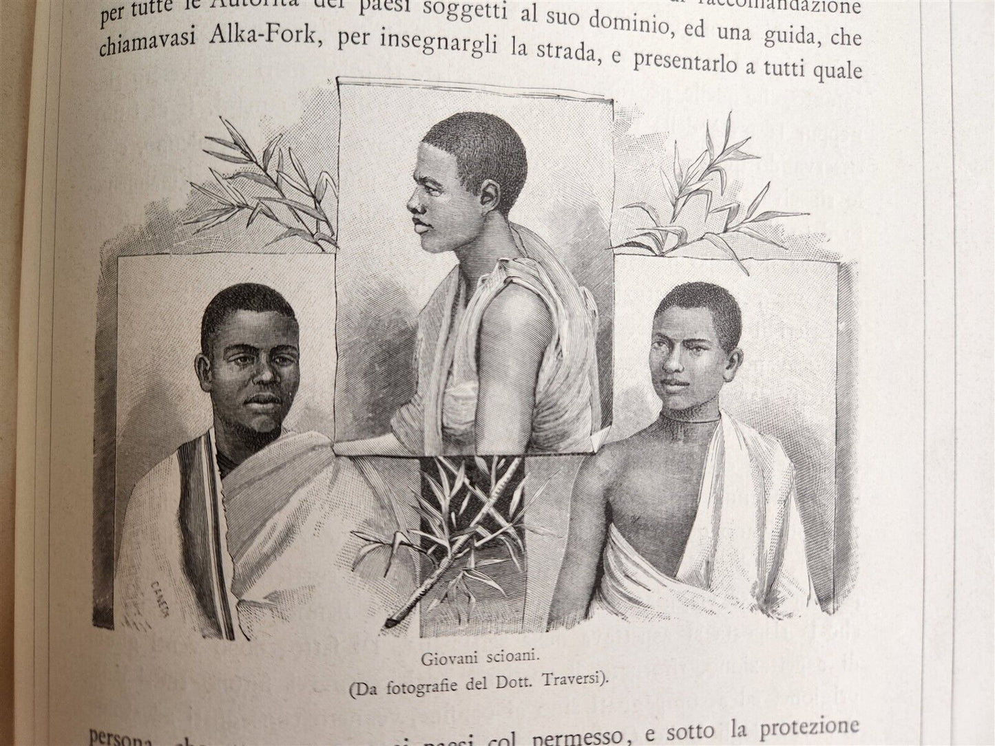 1885 TRAVELS in ETHIOPIA AFRICA in ITALIAN 6 FOLIO VOLUMES antique ILLUSTRATED