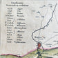 1640 Brabant Leuven BELGIUM MAP by WILLEM BLAEU antique AUTHENTIC hand colored