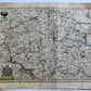 1640 BOHEMIA CZECHIA MAP by WILLEM BLAEU antique AUTHENTIC hand colored