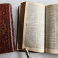 1752 BIBLE in ENGLISH 2 VOLS OLD & NEW TESTAMENT antique EDINBURGH fine binding