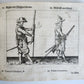 1664 ILLUSTRATED MILITARY WORK on TECHNIQUES for HANDLING MUSKET & PIKE antique