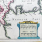 1640 SERBIA BULGARIA ROMANIA MAP by WILLEM BLAEU antique AUTHENTIC hand colored