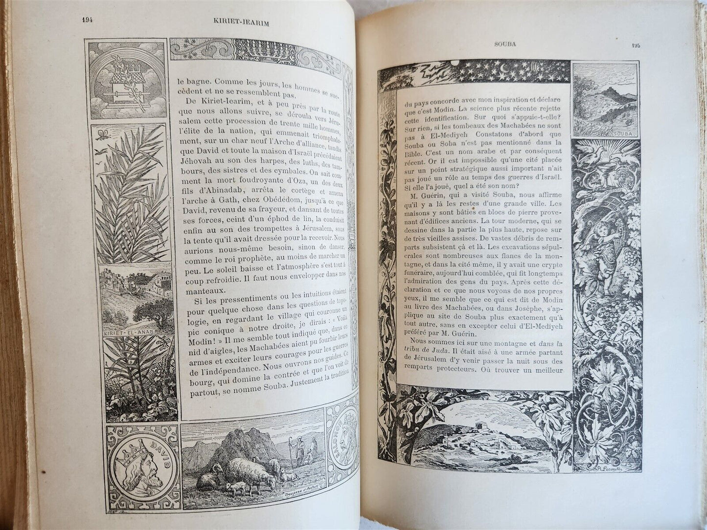 1889 NOTRE VOYAGE AUX PAYS BIBLIQUES 2v antique ASIA MINOR SYRIA EGYPT PALESTINE