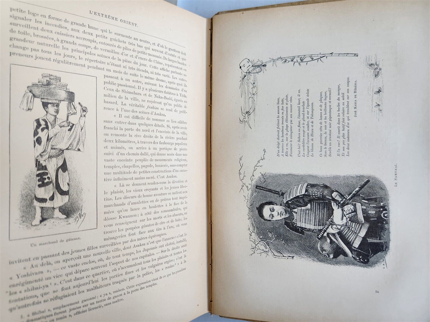 1887 L'EXTREME ORIENT ILLUSTRATED antique SIAM CHINA JAPAN