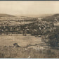 NICHOLS NY BIRDS EYE VIEW ANTIQUE REAL PHOTO POSTCARD RPPC