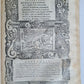 1583 ORLANDO FURIOSO by Ludovico ARIOSTO STRIKINGLY ILLUSTRATED antique vellum