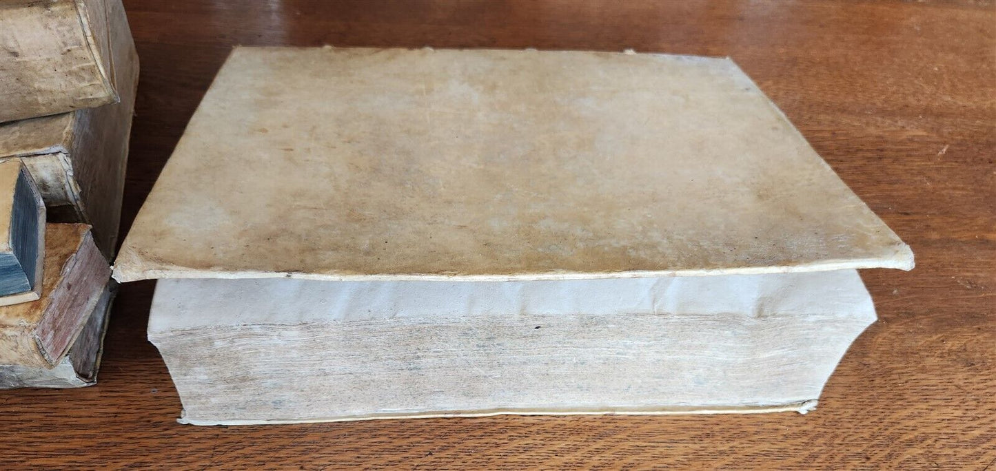 1557 LAW BOOK Corpus Juris Civilis CODICIS DN. IUSTINIANI antique FOLIO vellum
