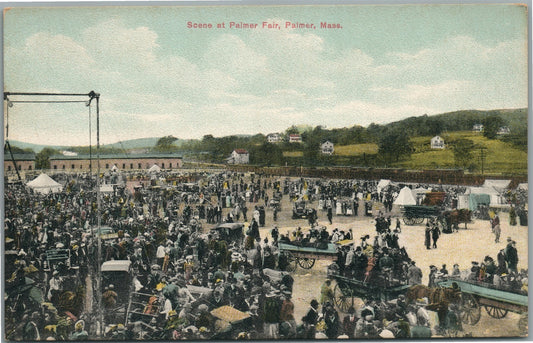 PALMER FAIR MA ANTIQUE POSTCARD