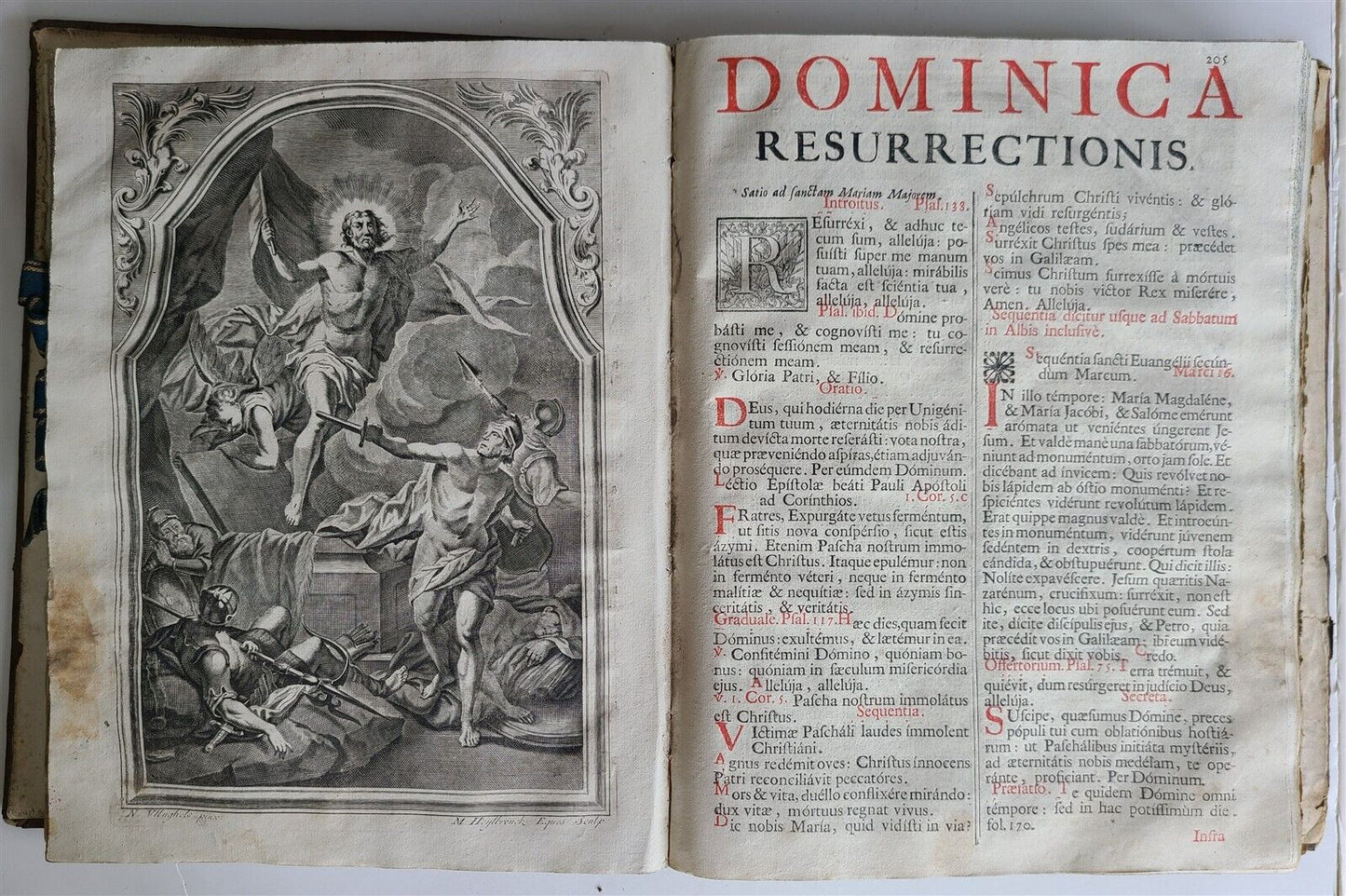 1741 MISSALE ROMANUM antique FOLIO