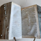 1713 CORPORIS JURIS CIVILIS antique BLIND-STAMPED PIGSKIN BINDING law book