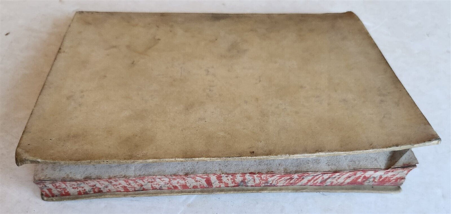 1755 MEMORIE DI SAN LEOPARDO da DOMENICO PANNELLI antique VELLUM BINDING