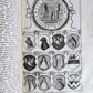 1725 HISTORY of Holy Roman Empire' CITY of AUGSBURG REGIMENT antique ILLUSTRATED