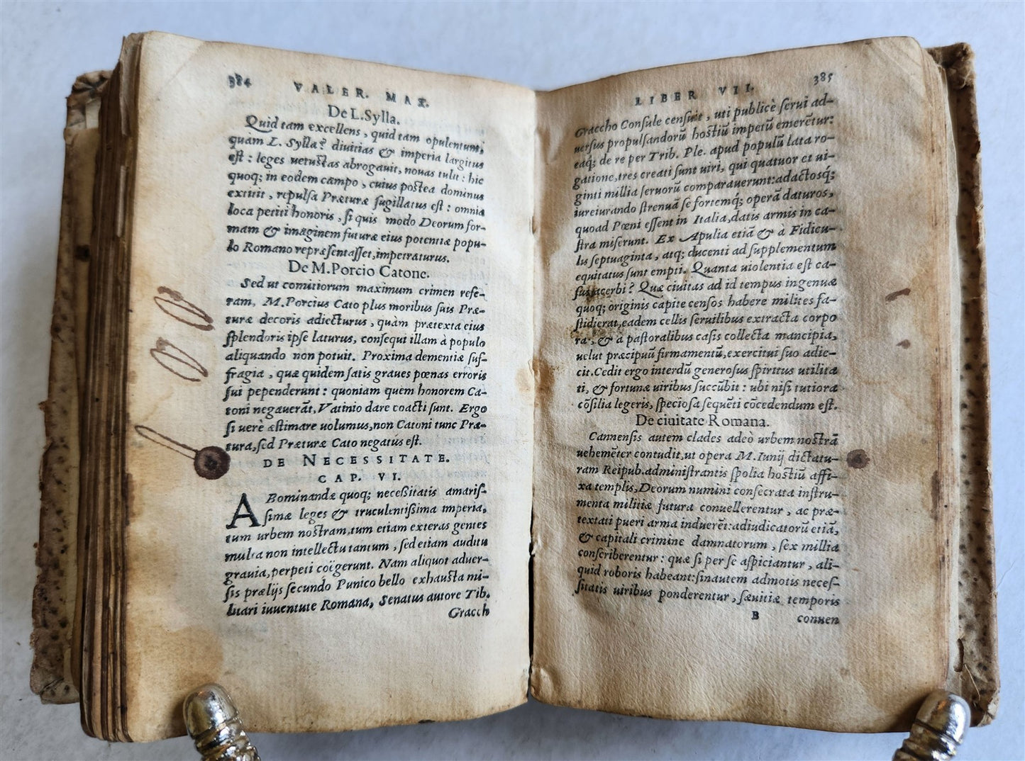 1547 Valerii Maximi dictorum factorumq memorabilium exempla antique 16th CENTURY