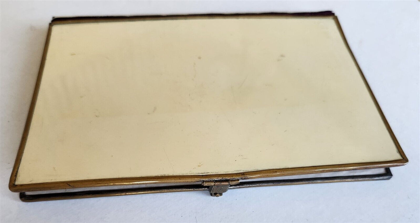 1873 JEWISH PRAYER BOOK antique FINE BINDING text in HEBREW & GERMAN Judaica