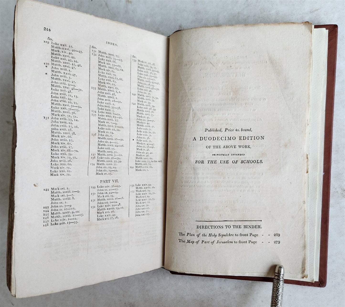 1815 DIATESSARON or, THE HISTORY OF OUR LORD JESUS CHRIST antique ILLUSTRATED