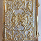 GREEK RUSSIAN ORTHODOX CHURCH GOSPEL GILT BRASS COVERS folio VINTAGE Bible