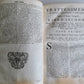 1728 TRATTENIMENTO ISTORICO TEOLOGICO e SCRITTURALE antique VELLUM BOUND