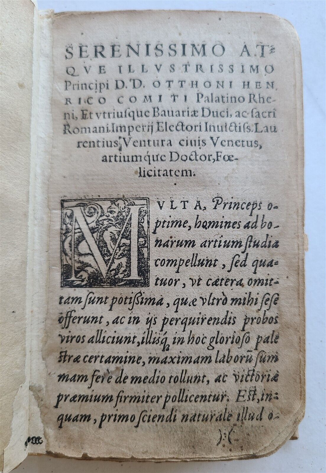 1571 MEDICAL TREATISE by LAURENTII VENTURA antique 16th CENTURY